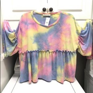 Boutique Tie Dye Top